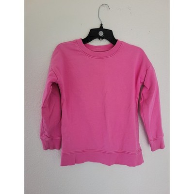 Hanna Andersson Girls Pink Crew Neck Pullover Sweatshirt Size 8 #9