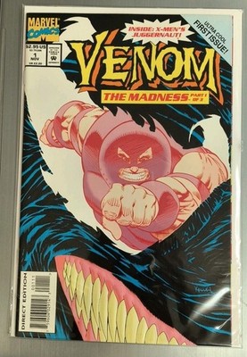 Marvel Comics VENOM The Madness #1 November 1993 X-Men Juggernaut