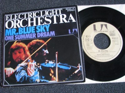 Electric Light Orchestra-ELO-Mr. Blue Sky 7'' -1977 Germany-UA Records-36 342 AT