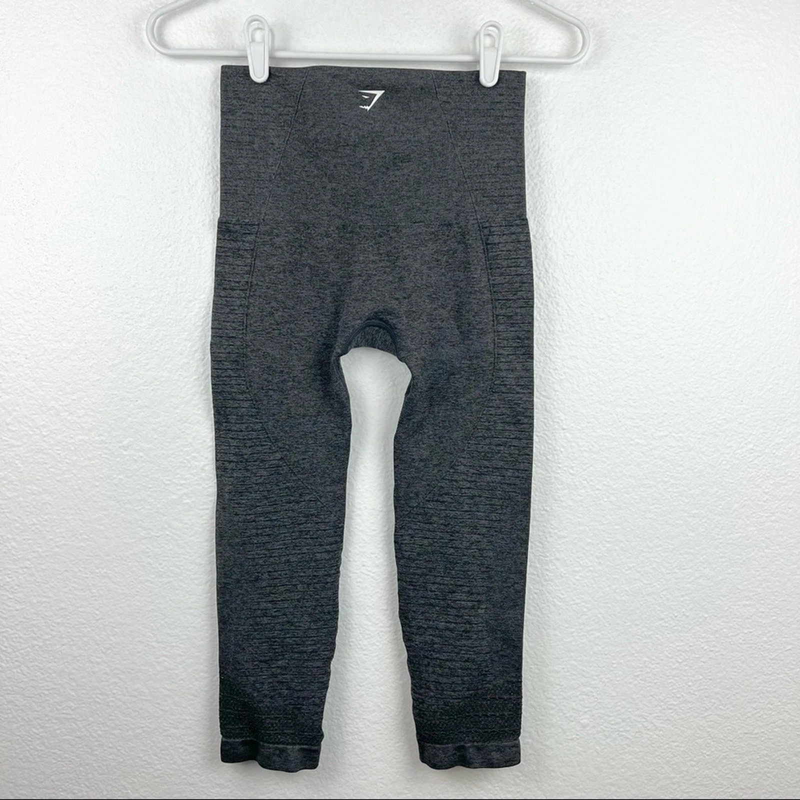 gymshark seamless cropped heather leggings