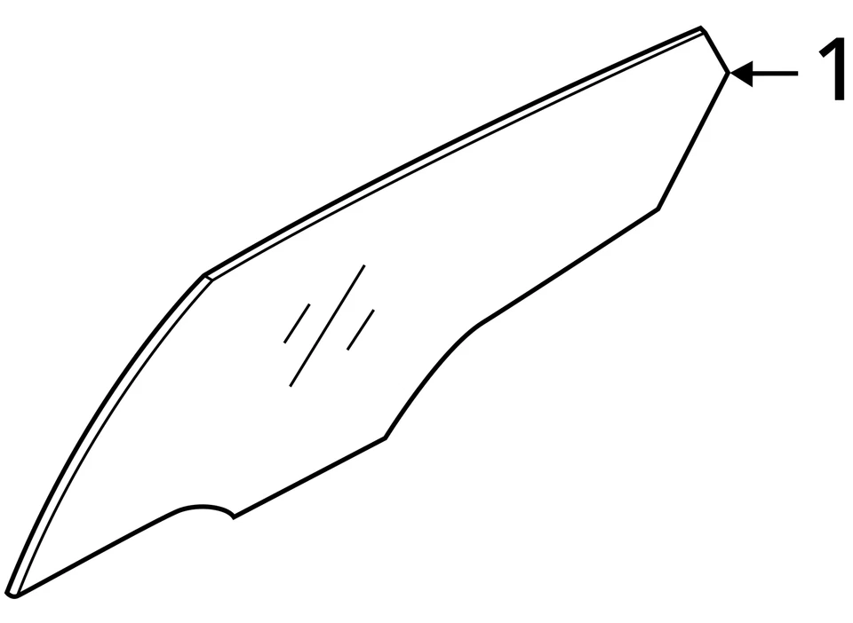 12 13 14 15 16 17 HYUNDAI AZERA Puerta Trasera Cristal/Ventana Derecha Foto 4 de 4