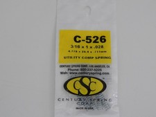 Century Spring C-526 Compression Spring 3/16 x 1 x .028 pack of 6