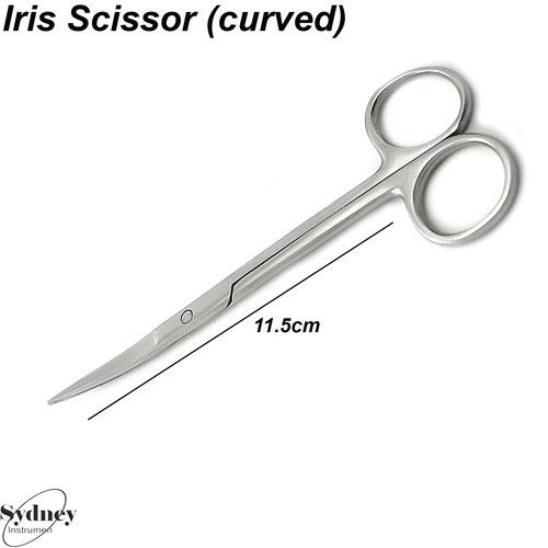 FORBICI IN GOMMA IRIS CUR 11,5 Cm PUNTA SEGHETTATA LABORATORIO - Foto 9