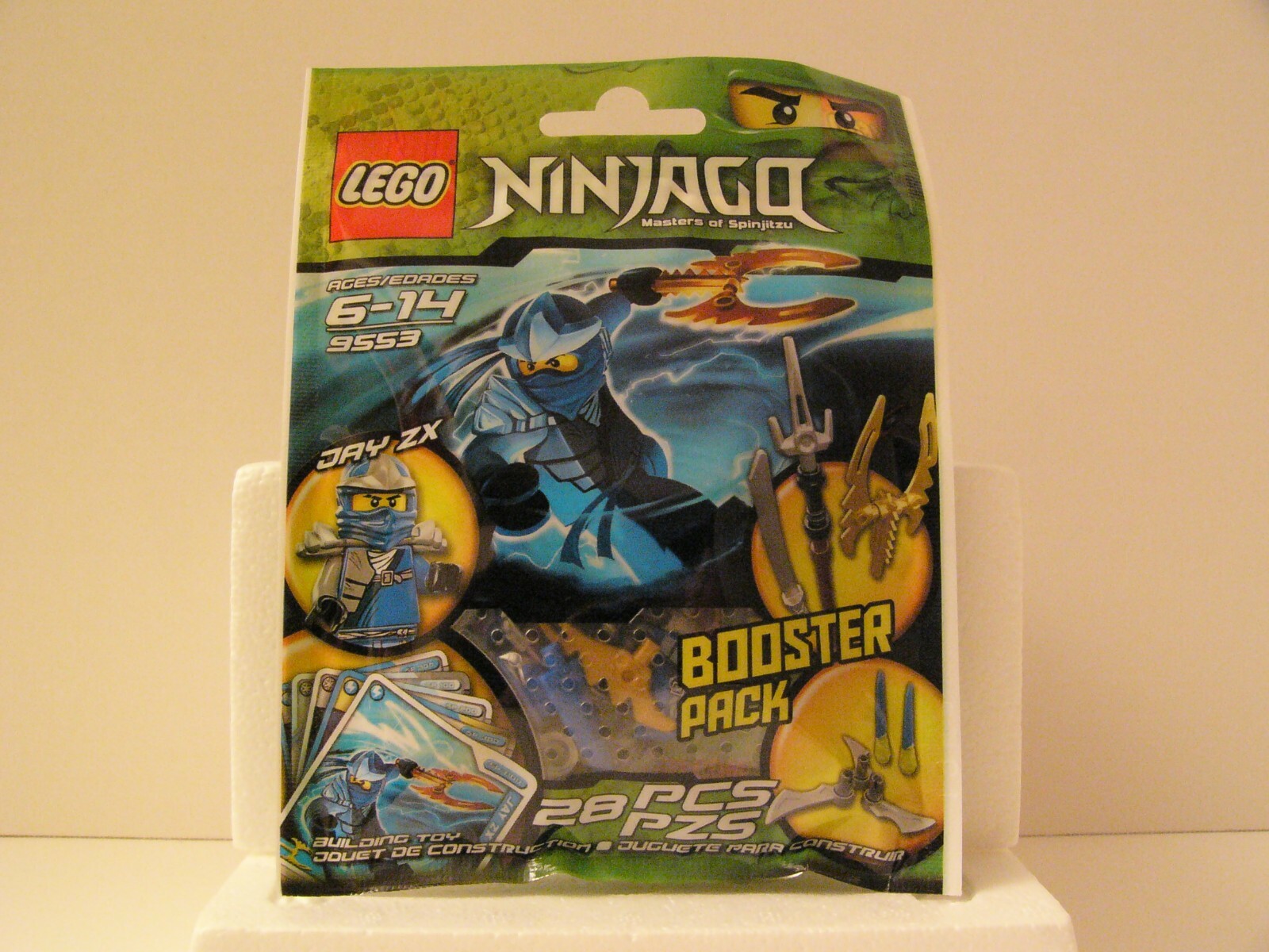 9553 Lego Jay Zx LEGO Ninjago 9553, Jay ZX Spinner Booster Pack