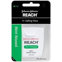 3 Pack Johnson & Johnson Reach Dental Floss Mint Waxed Floss 55 Yards Each on sale 3 Pack Johnson & Johnson Reach Dental Floss Mint Waxed Floss 55 Yards Each on sale