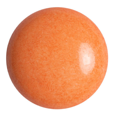 Cabochon Par Puca® 25mm - Opaque Apricot - (1 Piece) Czech Glass Cab - Picture 1 of 1