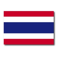 Thailand Thai Flag Magnet 4x6 inch International Flag Decal for Car or Fridge