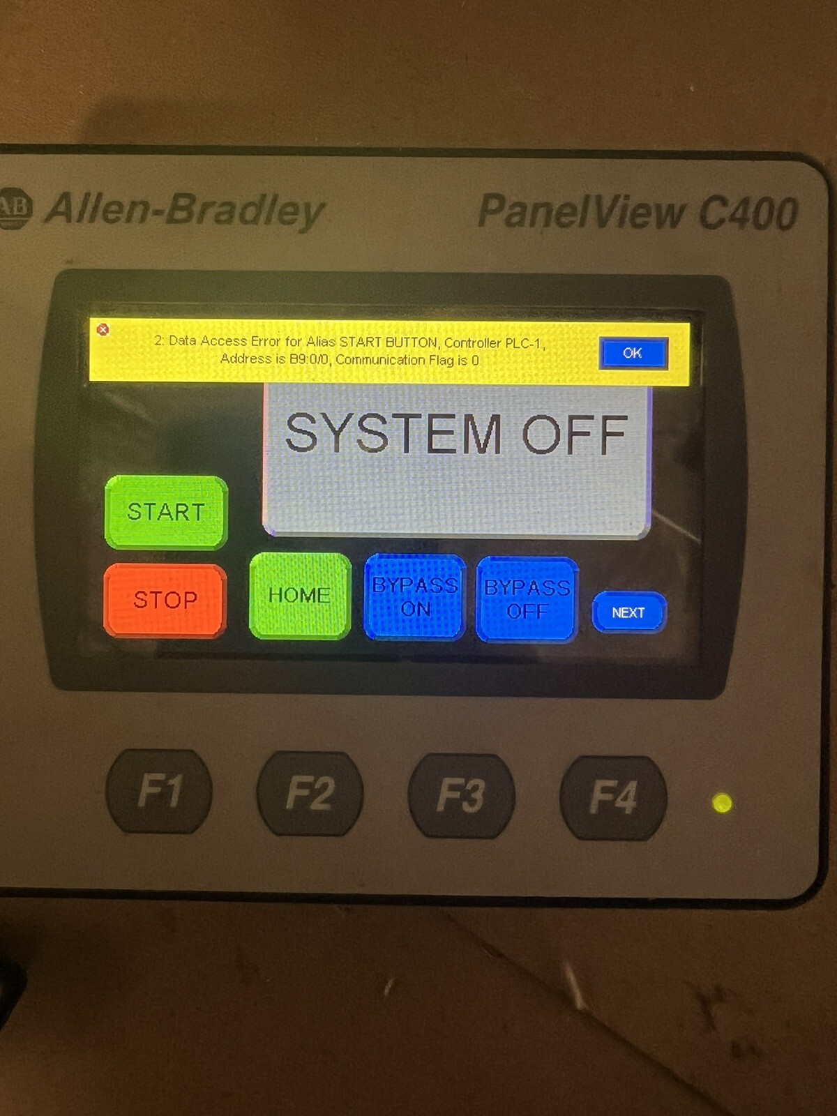 Allen-Bradley Model: PanelView Component 4-Inch Terminal Cat. 2711C-T4T ...