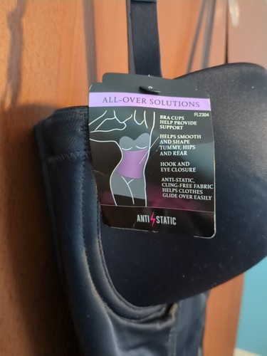 Maidenform Women's All-Over Solutions Body Shaper Black Adjustable 36D NWT - Picture 4 of 6