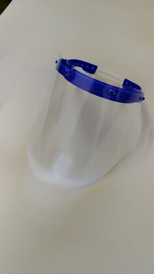 2 Wahl!!! 10 Stück blau Gesichtsschutz Spuckschutz Gesichtsvisier Face shield