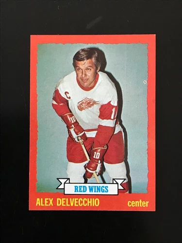 1973-74 Topps Alex Delvecchio #141 Detroit Red Wings HOF NMMT