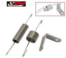 Chrome Throttle Return Spring Bracket Dual Springs Sbc Bbc Chevy Ford 350 A30-1u Chrome Throttle Return Spring Bracket Dual Springs Sbc Bbc Chevy Ford 350 A30-1u