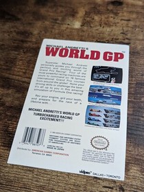 Authentic Vidpro Card Andretti World GP Kay Bee Toys R Us NES Nintendo Vintage