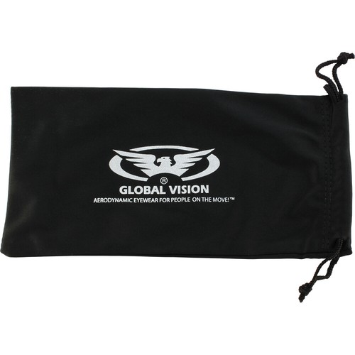 4 BLACK Microfiber Draw String Pouch Bag Case for Sunglasses or Eyeglasses - 第 2/2 張圖片