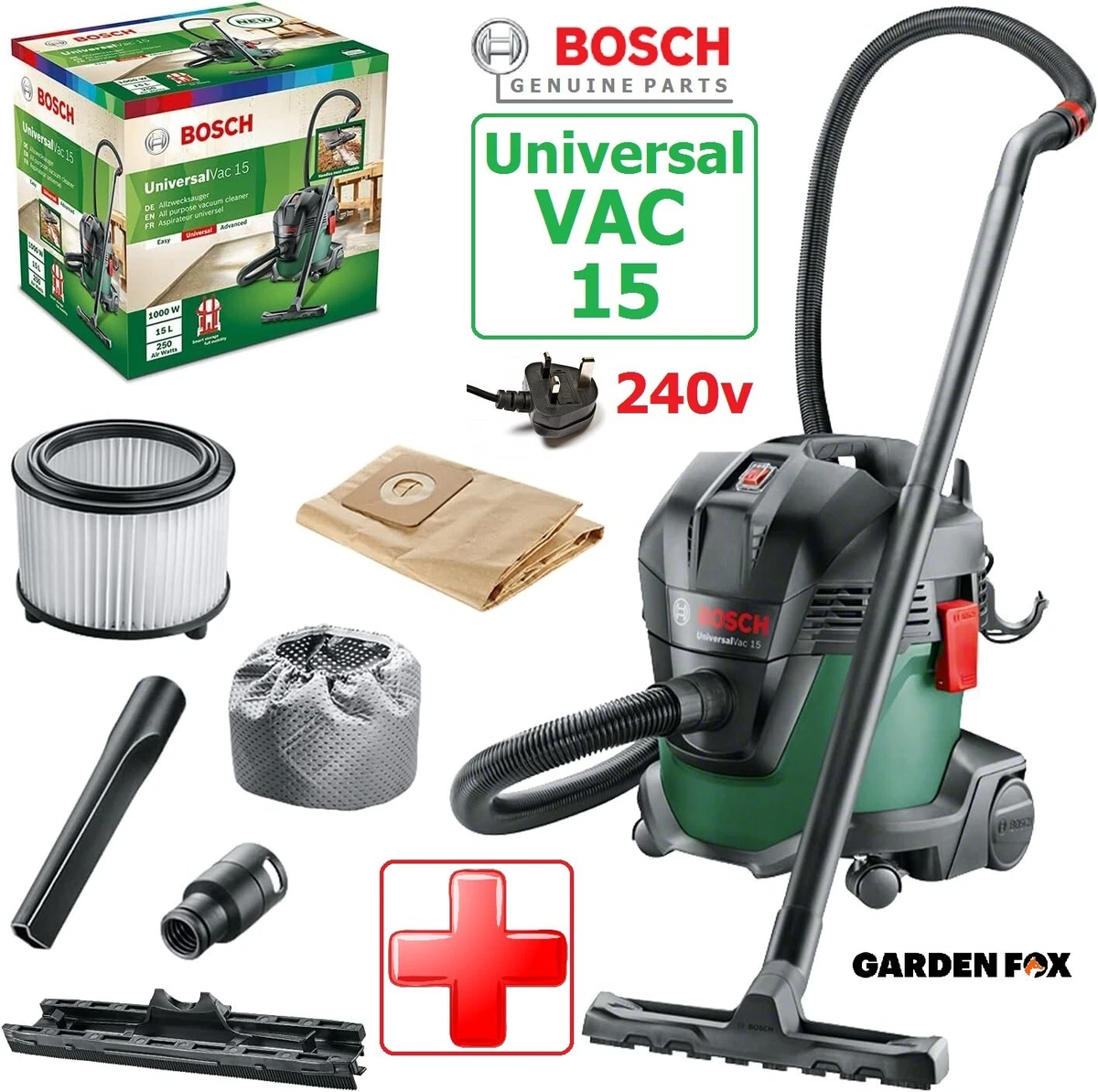 new BOSCH Universal VAC 15 VACUUM CLEANER 06033D1170 3165140873970 ZTB .