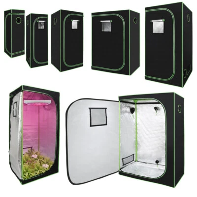 MARKENLOS GROWBOX GEWÄCHSHAUS PFLANZEN GROWZELT DARKROOM PFLANZENZUCHT BOX GROW TENT TENT