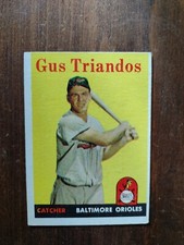1958 Topps #429 Gus Triandos Baltimore Orioles VGX NO CREASES 