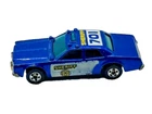 Vintage 1977 Hot Wheels Sheriff 701 Blue Police DieCast Patrol Cop Car 1:64