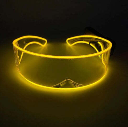 Bounce Glasses With Lights Glowing Funny Tech sunglass for unisex