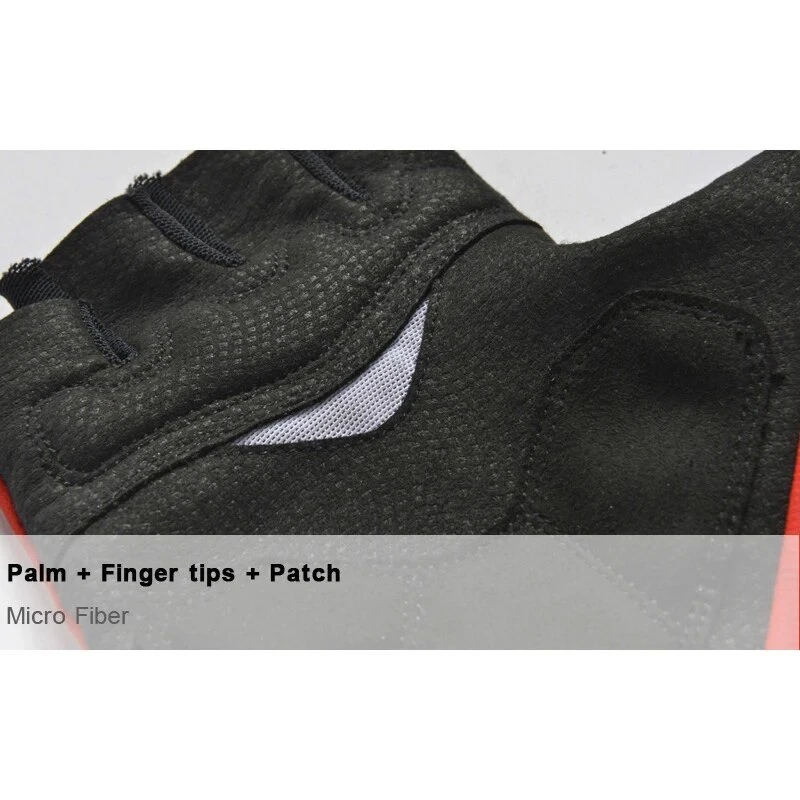 Guantes de Ciclismo Transpirables Guantes de Bicicleta de Carretera Hombres Medio Dedo Guante Antideslizante Nuevo Foto 3 de 4