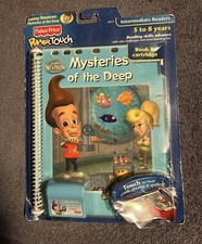 Fisher Price Power Touch Jimmy Neutron Mysteries Of The Deep Book & Cartridge