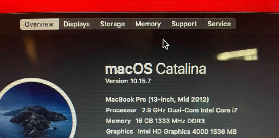 APPLE MacBook Pro 13'' QUAD-Core i7 3.6GHz 16GB RAM 1TB SSD PRE RETINA WARRANTY - Image 2 of 4