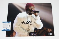 RAPPER 50 CENT SIGNED 11x14 PHOTO BECKETT COA CURTIS JACKSON GET RICH DIE TRYIN'