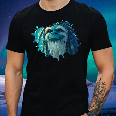 Mens Yeti Dreadlocks Print Cotton T-Shirt Size S to 5XL