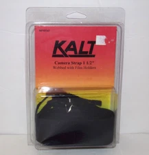 Kalt Neck/Shoulder Camera Strap  NP10147   1  1/2" wide  Webbed with film holder