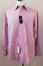 NWT H HILFIGER 100'S 2 PLY COTTON DRESS SHIRT M  148