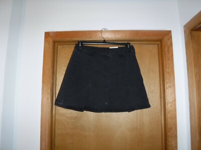 Mini Jean Tennis Skirt size 13/31 W ,SO color Black,Zipper left side NWT