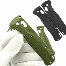 1Pair Non-slip Patch DIY G10 Handle Scale Patches For Benchmade Bugout 535 #SH