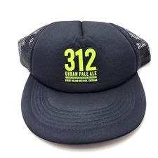 312 Urban Pale Ale Goose Island Beer  Chicago Hat Cap Black Mesh Snapback BA20D