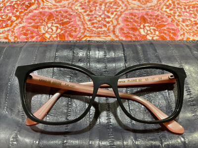 Caroline Abram Flore Pink And Gray Preowned Eyeglass Frames