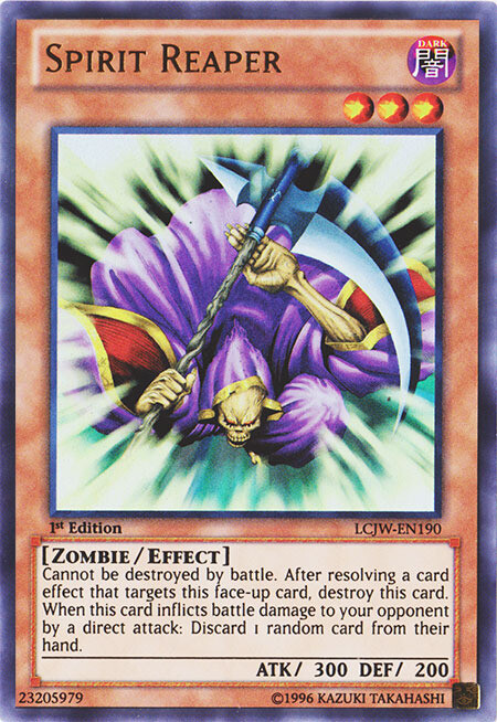 1st Edition Near Mint Spirit Reaper LCJW-EN190 Ultra Rare English