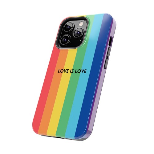 LOVE IS LOVE Colorful Love, Pride Tough Phone Case - Picture 48 of 97