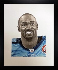 Jevon Kearse Titans 16x20 Lithograph Print “The Freak” Framed- DJ Gier/Artist