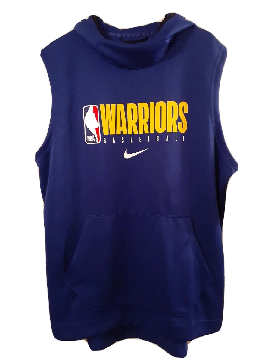 Adidas Golden State Warriors NBA sleeveless hoodie