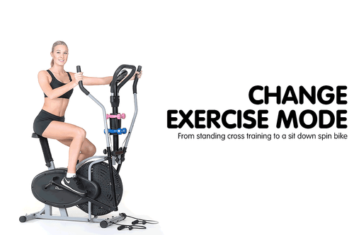 Powertrain Elliptical Cross Trainer Exercise Home Gym Stepper Fitness Bike - Picture 11 of 11