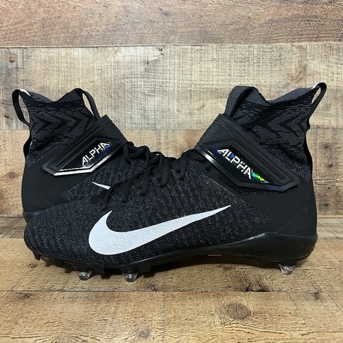Nike Football Cleats Detachable Size 14 Black Alpha Menace Elite 2 CI1530-001 - Picture 2 of 12