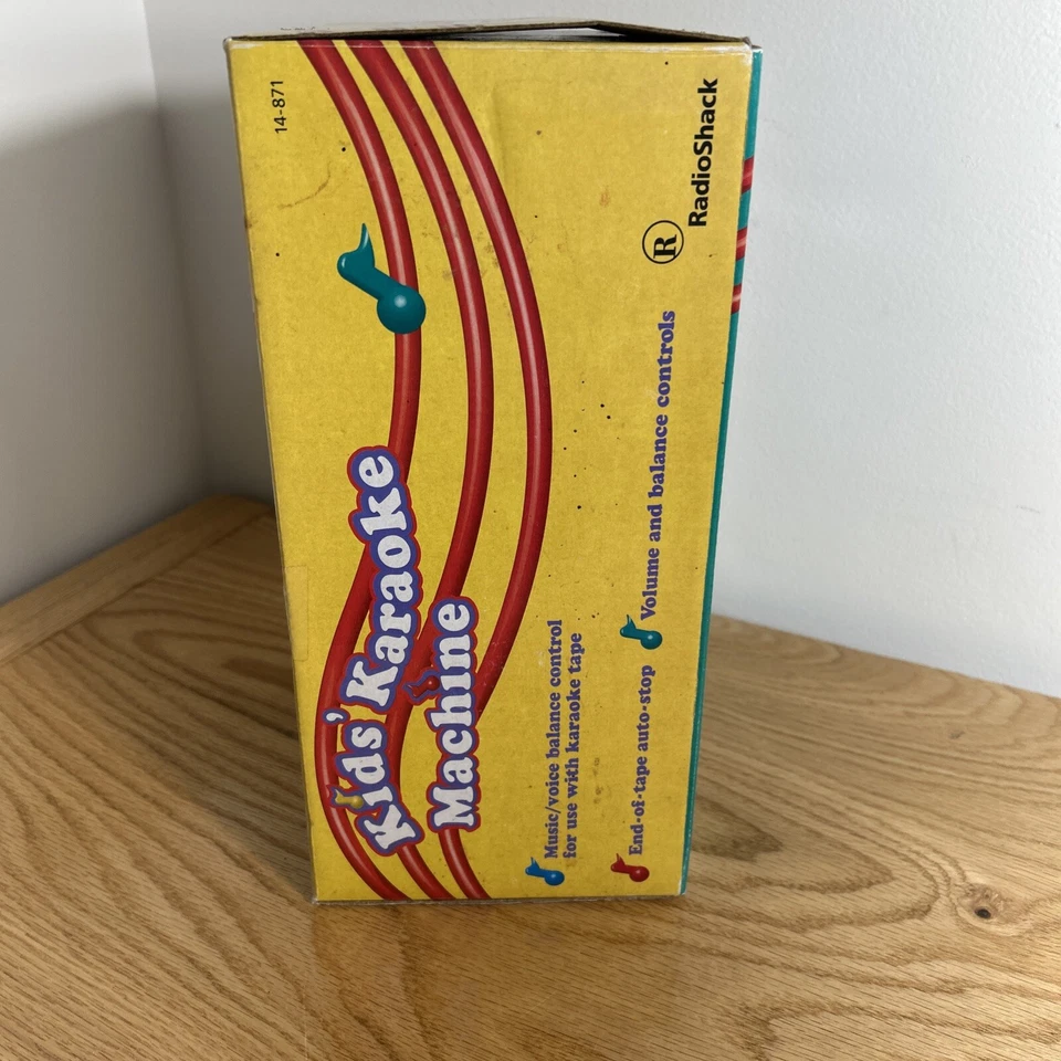 NUEVO RADIO SHACK De colección Sing-Along CINTA Máquina de Karaoke Niños Juguete Micrófono Foto 4 de 4