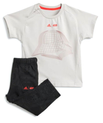 adidas ❌ STAR WARS コラボ　リバーシブルベスト　サイズM IV9629] adidas x Star Wars Tee and Pants (Darth Vader) Set