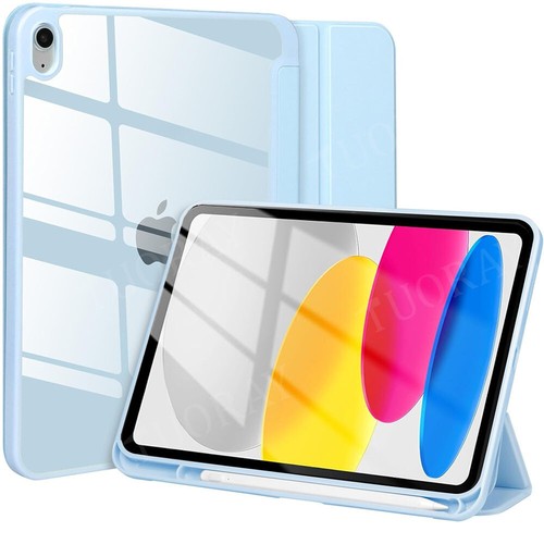 Smart Case For 2025 NEW iPad Air 11" M3/ iPad Pro 11 inch 2024 Clear Back Cover - Picture 4 of 75