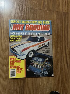 Popular Hot Rodding Magazine February 1978 SOHC Shelby Mustang Y8 X8 W1 W2 Z3