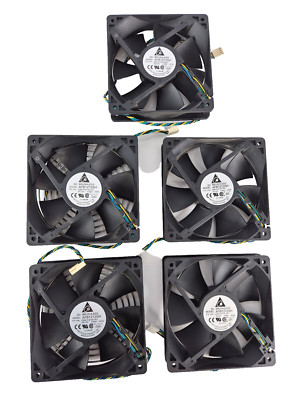 5er SET DELTA Lüfter, cooling fan AFB1212SH, 4-Pin, 120 x 120 x 25 mm, 12 V
