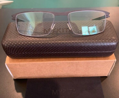 without tags MYKITA NO1 RONAN Matte Brown Stainless Steel Rectangular Ey G1N