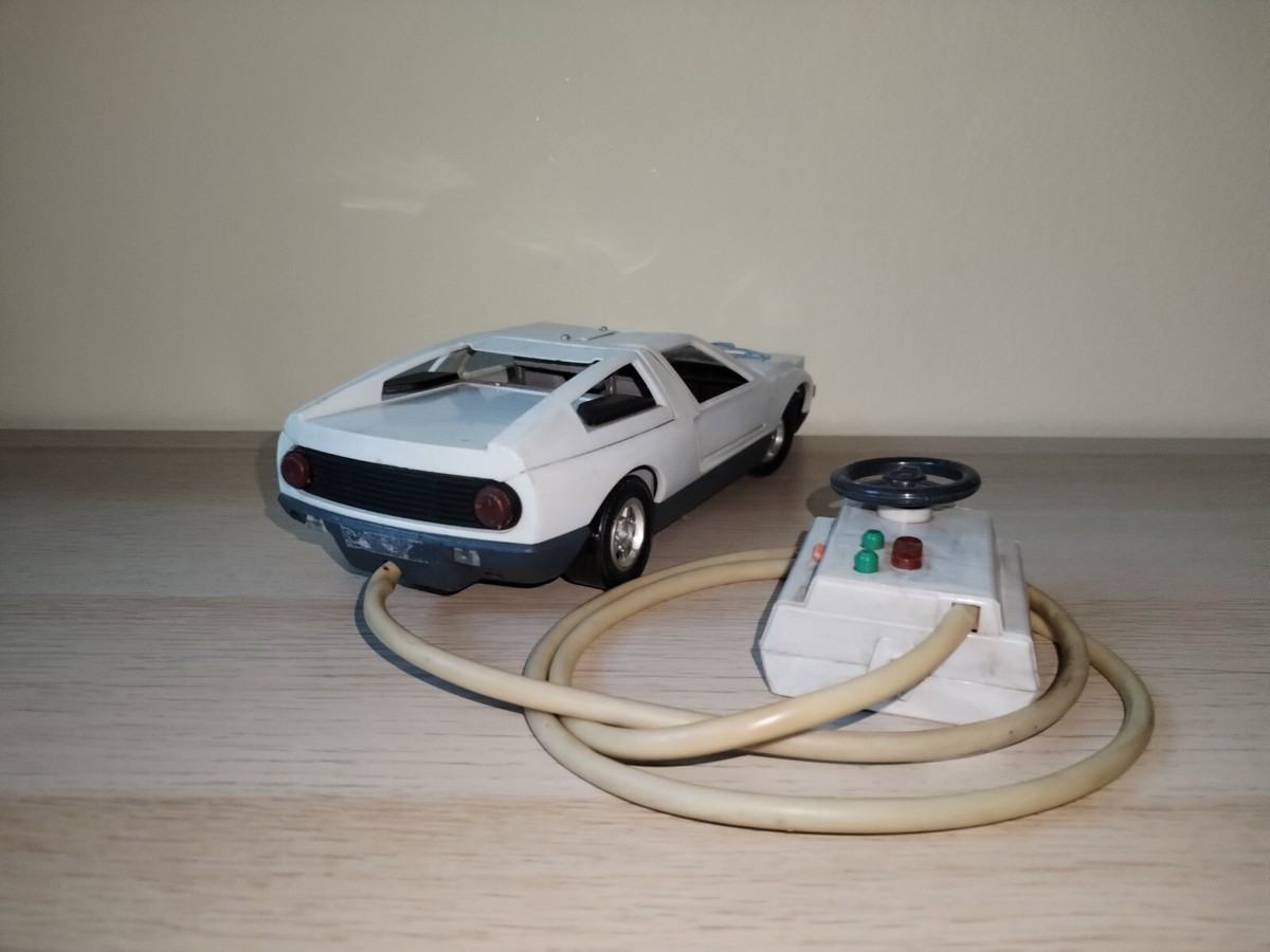 VINTAGE CZZ TURBO MERCEDES C111 LARGE PLASTIC TOY 70's