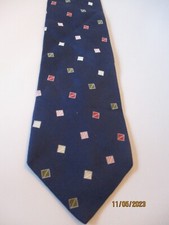 Jos A Bank Blue Silk Neck Tie