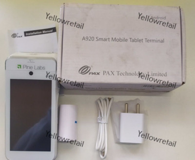 PAX A920 SMART ANDROID MOBILE TABLET TERMINAL (Pine Labs)