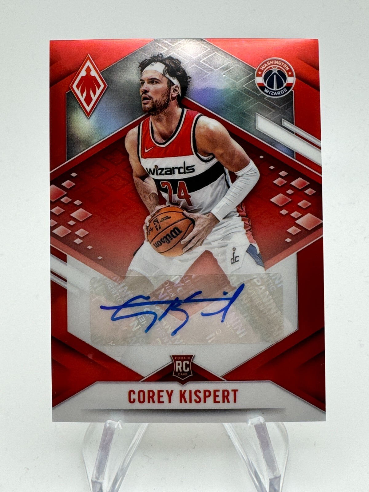 2021-22 Chronicles Phoenix COREY KISPERT Red Rookie Auto #PRACKI Wizards